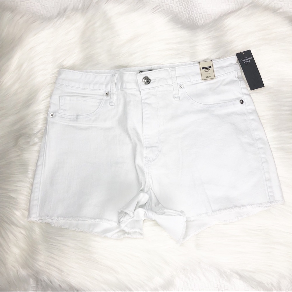 NWT Abercrombie Simone High Rise Shorts - Picture 4 of 8